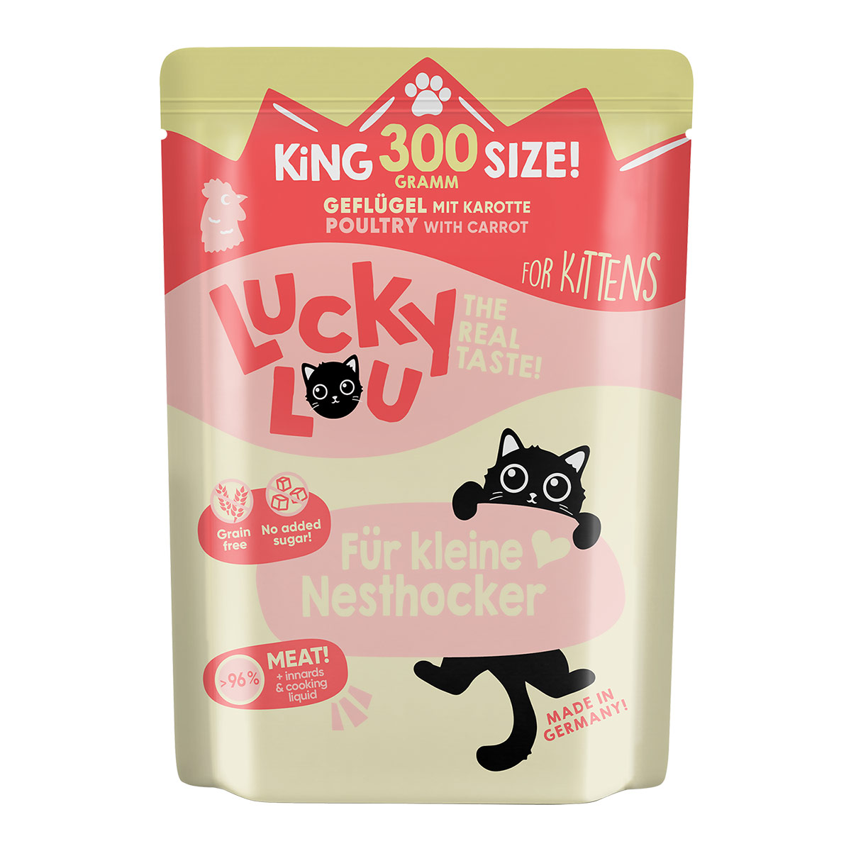 Lucky Lou Lifestage Kitten drůbež 6 × 300 g
