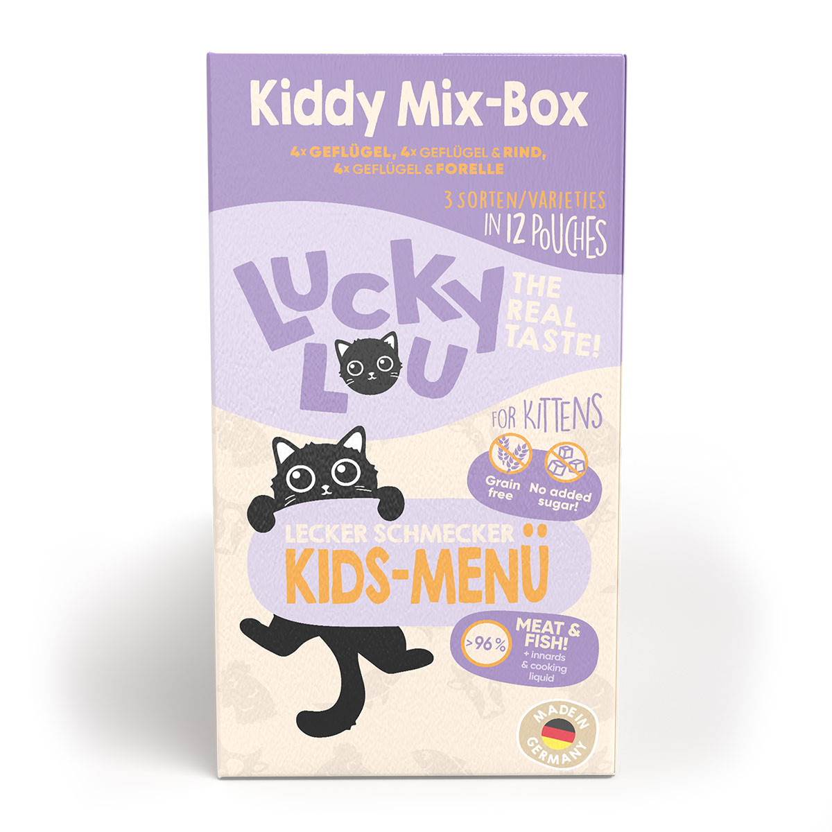 Lucky Lou Lifestage Kitten multipack 12 × 125 g
