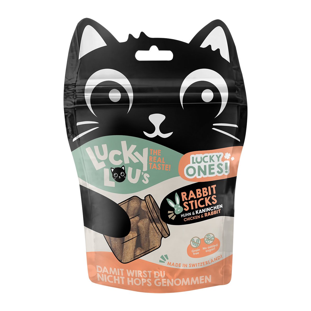 Lucky Lou Lucky Ones Sticks kuře a králík 4 × 50 g