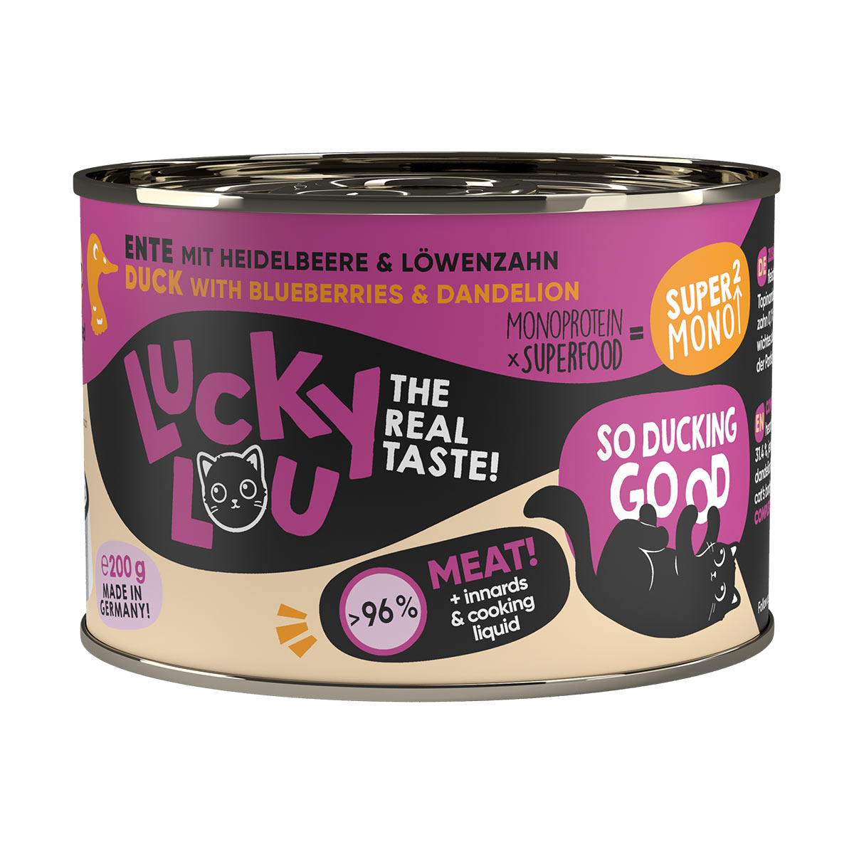 Lucky Lou SuperMono² kachna 24 × 200 g