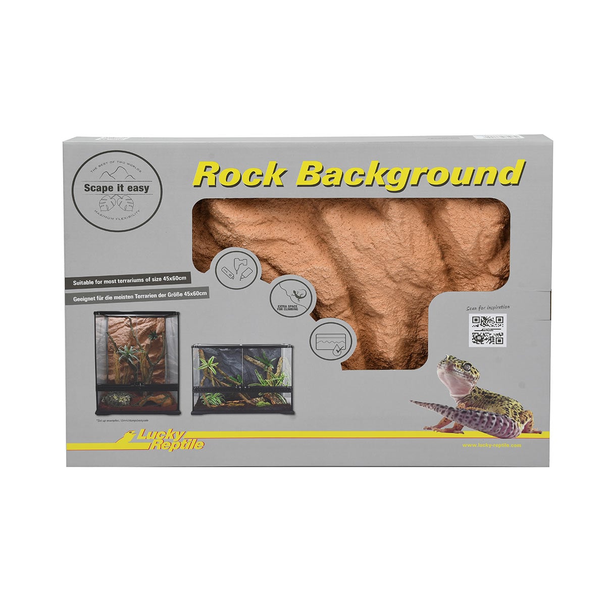 Lucky Reptile Rückwand Rock Background Outback Red 58x43 cm