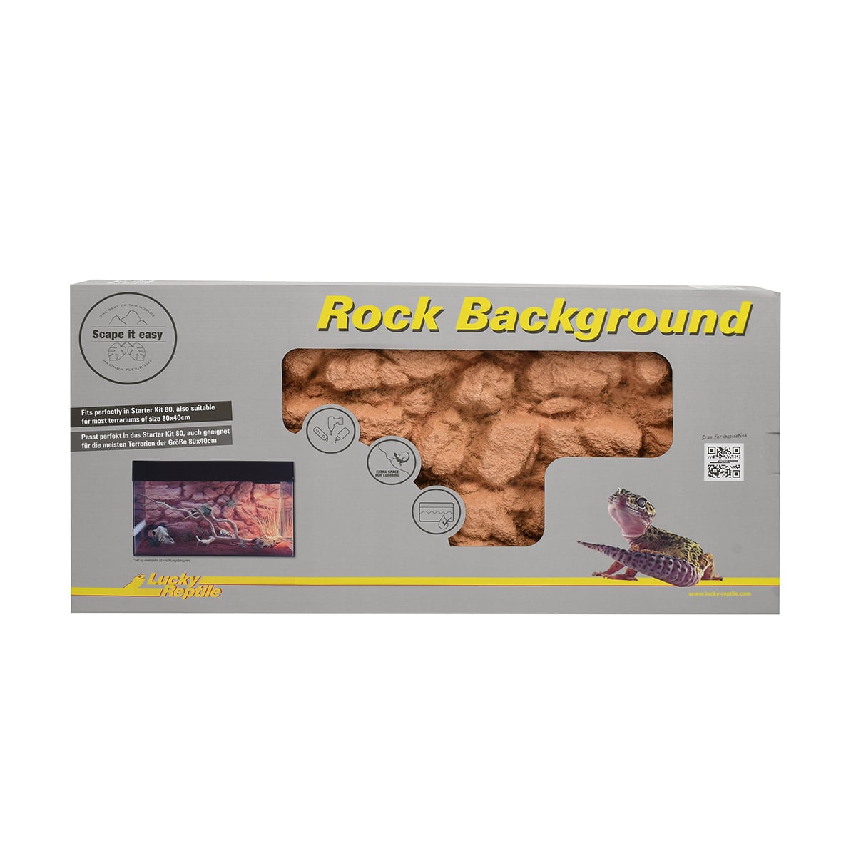 Lucky Reptile Rückwand Rock Background Outback Red 78x38 cm