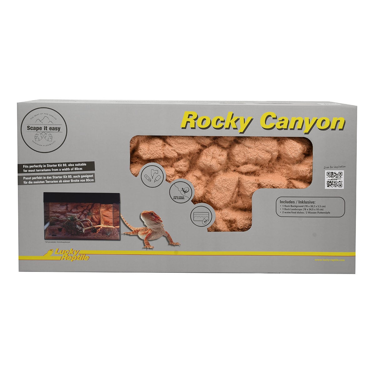 Lucky Reptile Rocky Canyon Outback Red 78x38x38 cm