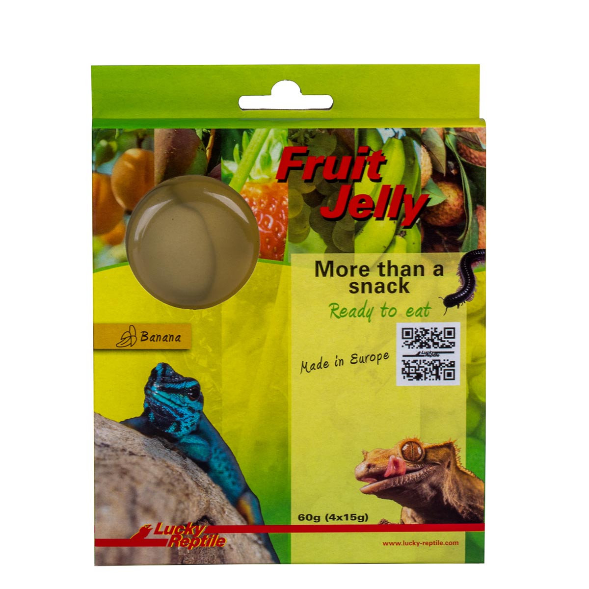 Lucky Reptile Fruit Jelly Banana 4x15 g