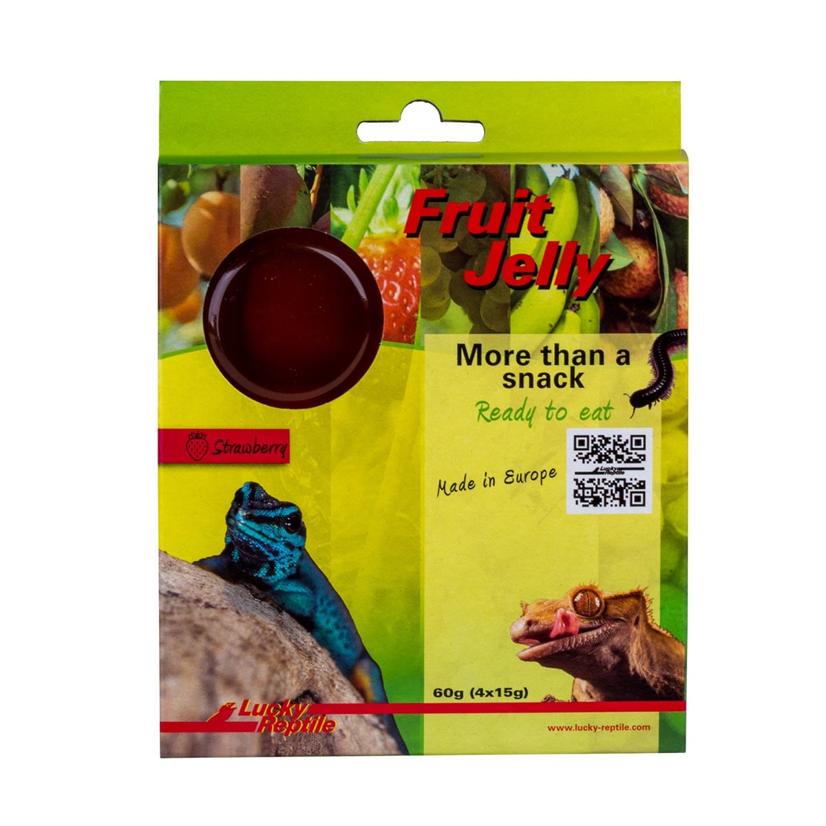 Lucky Reptile Fruit Jelly Strawberry 4x15 g