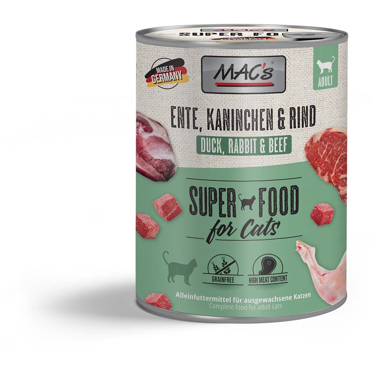 MAC's CAT Ente, Kaninchen &amp; Rind