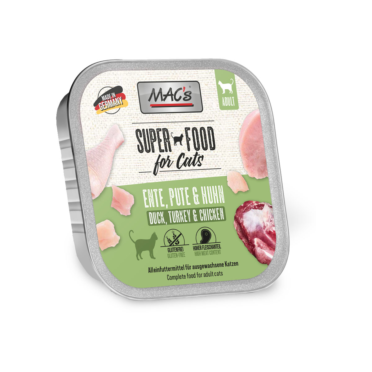 MAC's Cat Ente, Pute und Huhn