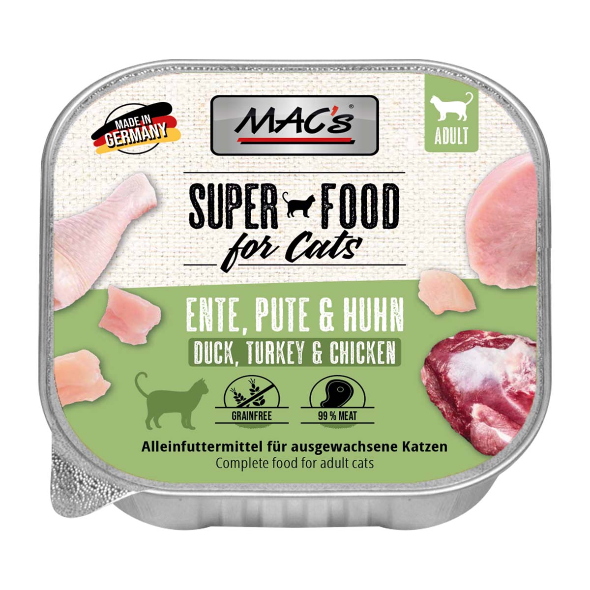 MAC’s Cat Ente, Pute und Huhn 16x100g