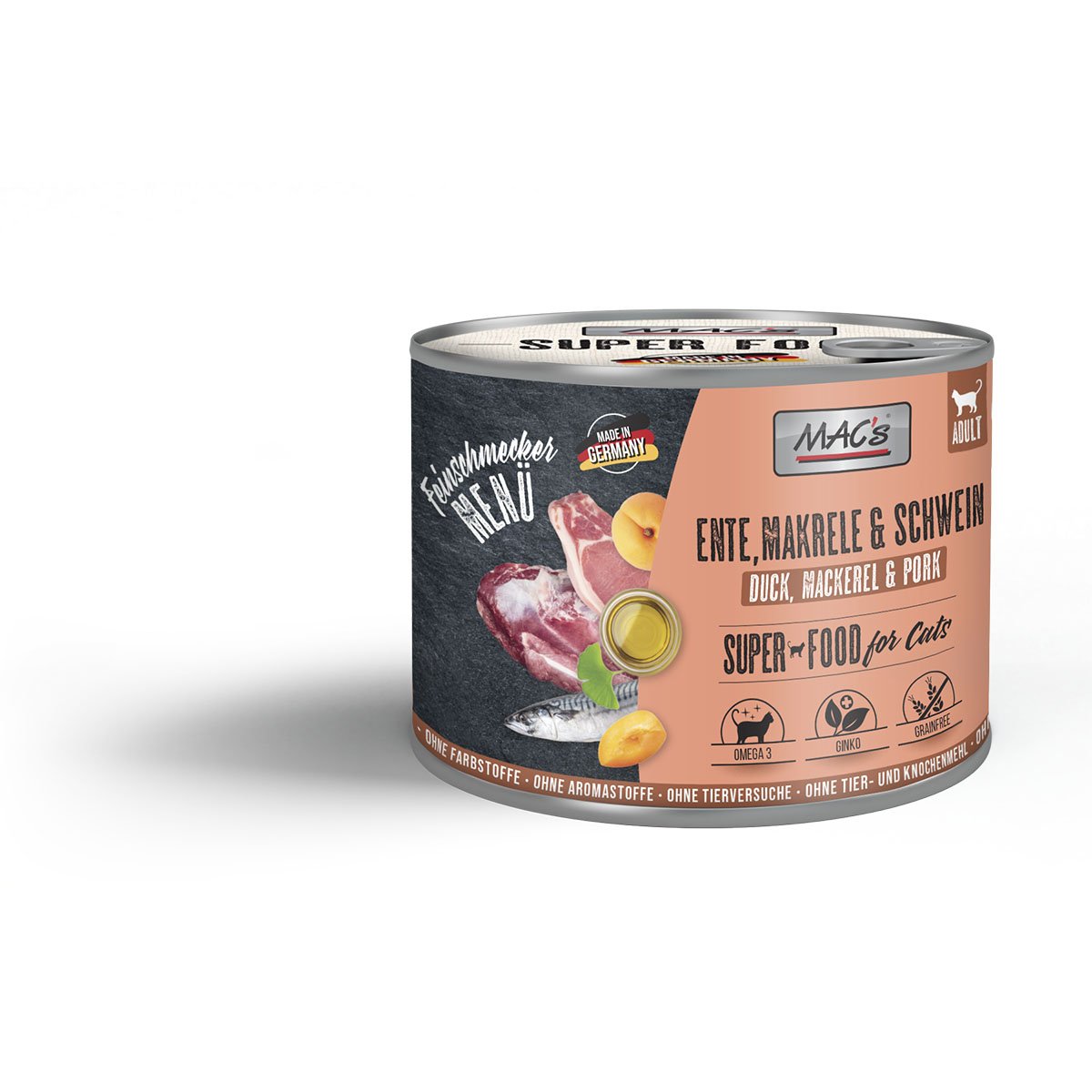 MAC's Cat Feinschmecker Ente, Makrele & Schwein