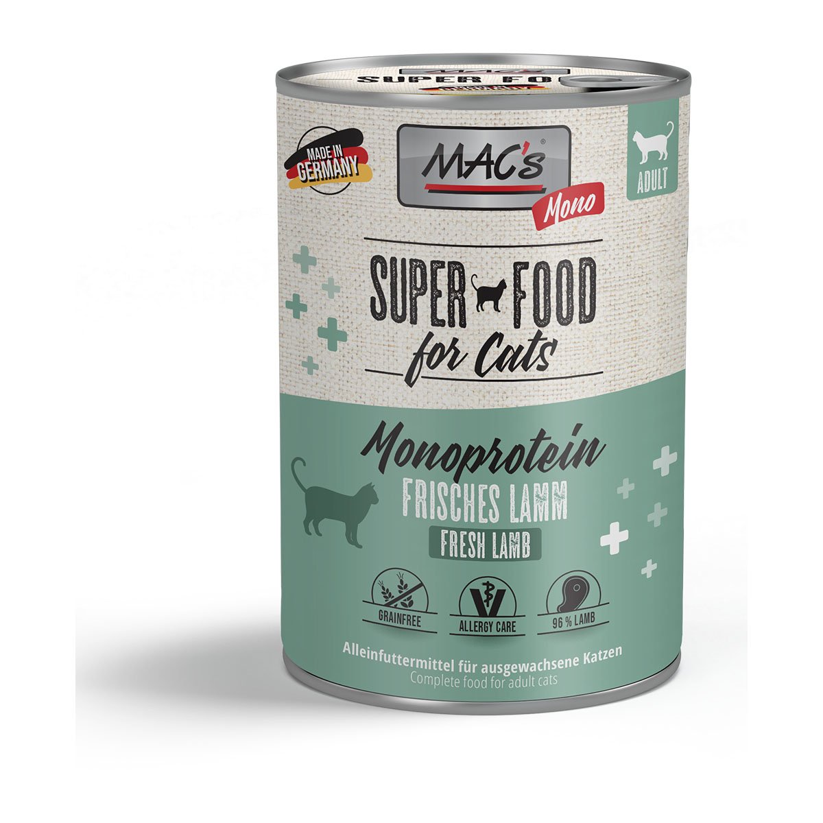 Levně MAC's Cat Mono Sensitive jehněčí maso 12 × 400 g