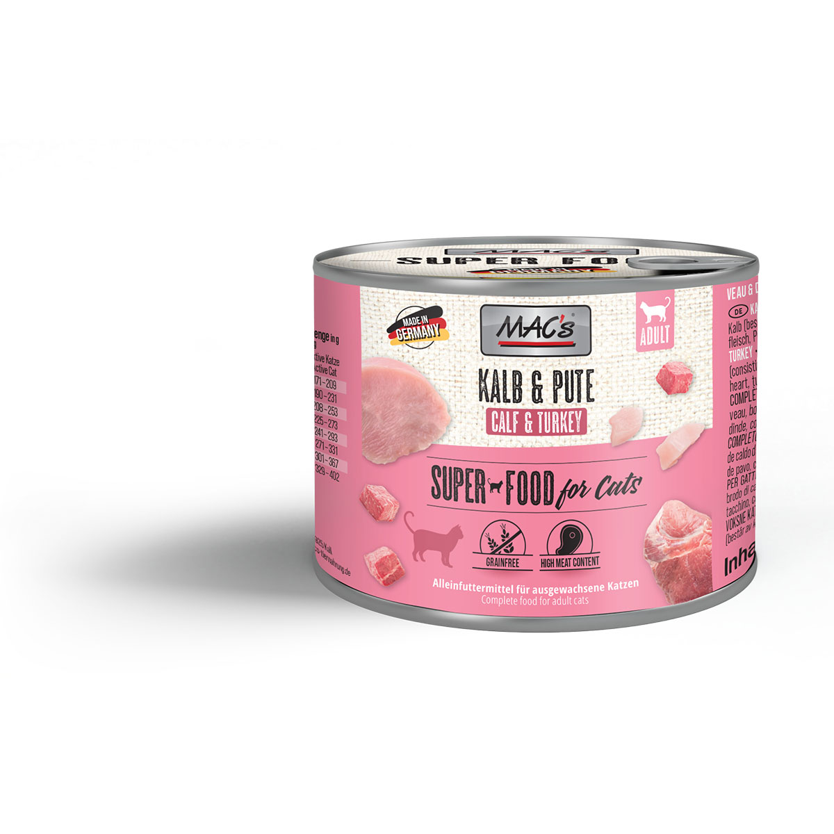 MAC's Cat Fleischmenü Kalb und Pute