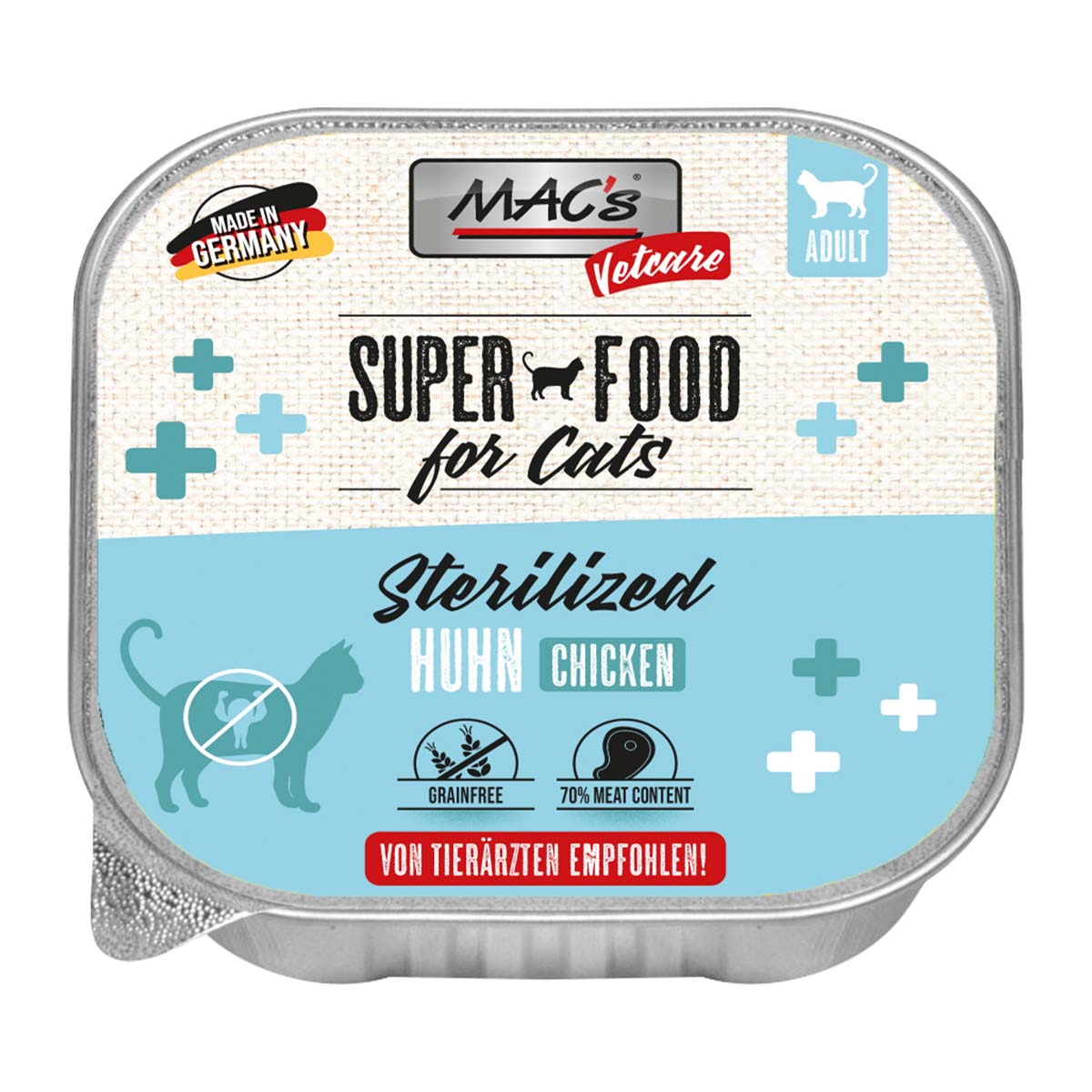 MAC's CAT Vetcare Sterilized kuře 32 × 100 g