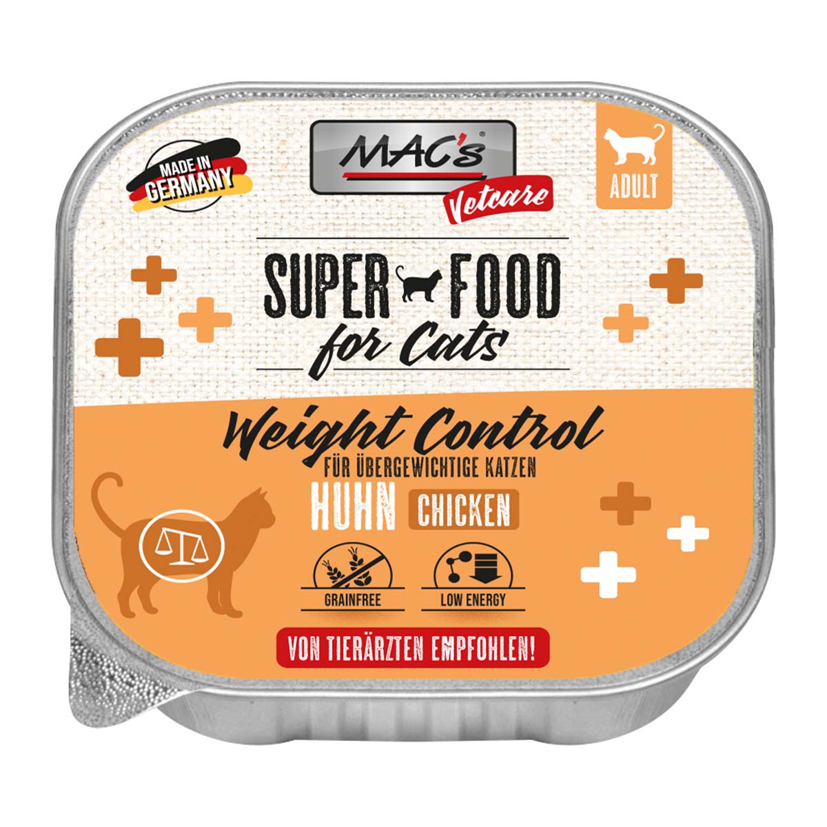 Levně MAC's CAT Vetcare Weight Control kuře 16 × 100 g