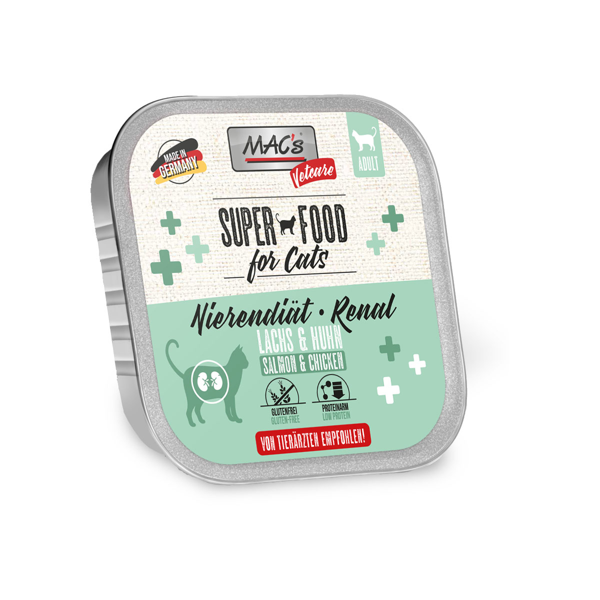 MAC's Cat Vetcare Lachs und Huhn Nierendiät