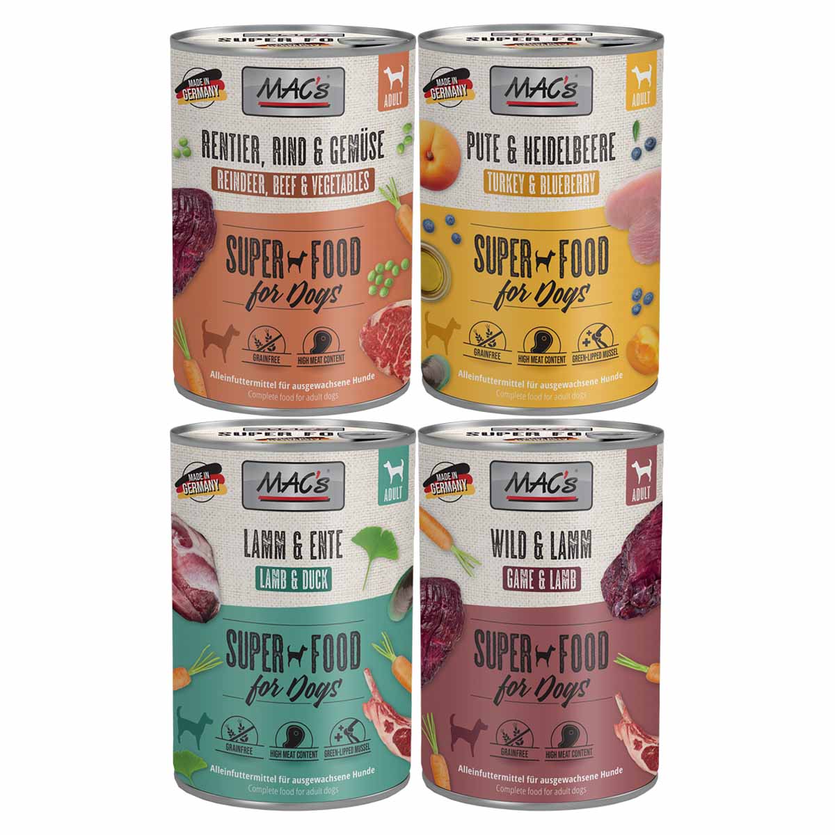 MAC's Dog 24x400g Mixpaket 2