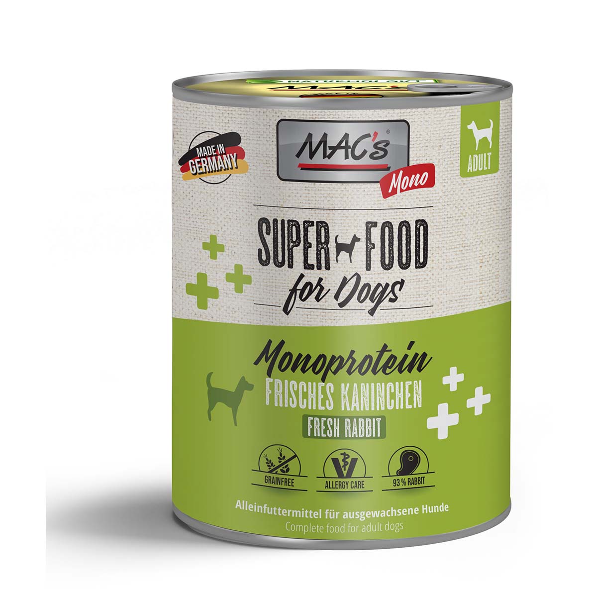 MAC's Dog Mono Sensitive s králičím masem 6 × 800 g