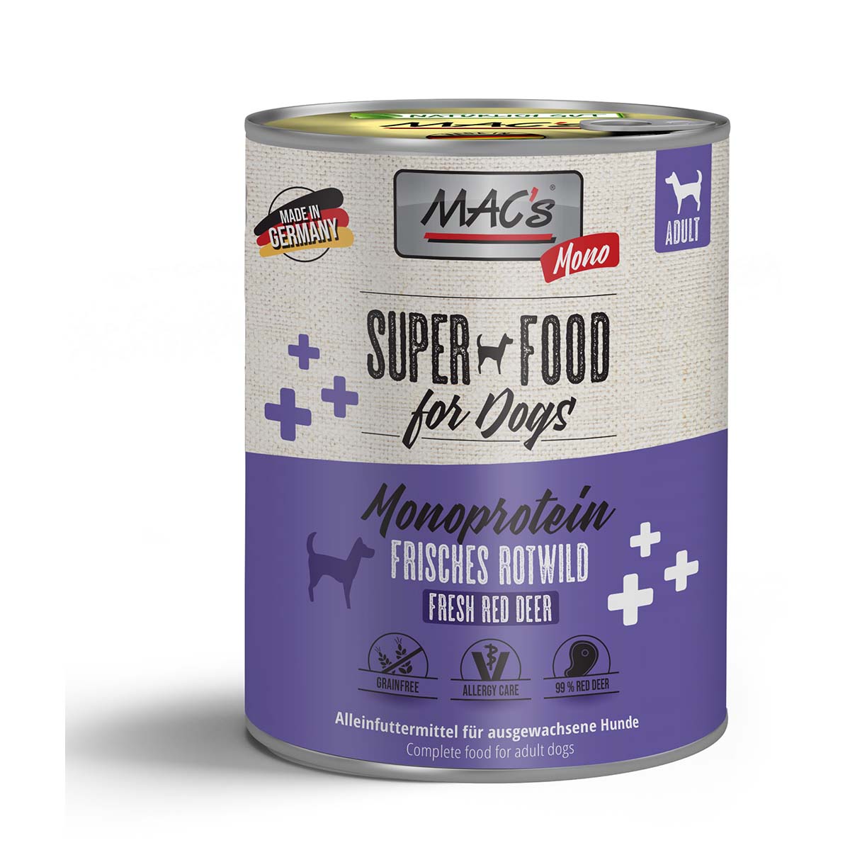 Levně MAC's Dog Mono Sensitive vysoká zvěř 6 × 800 g