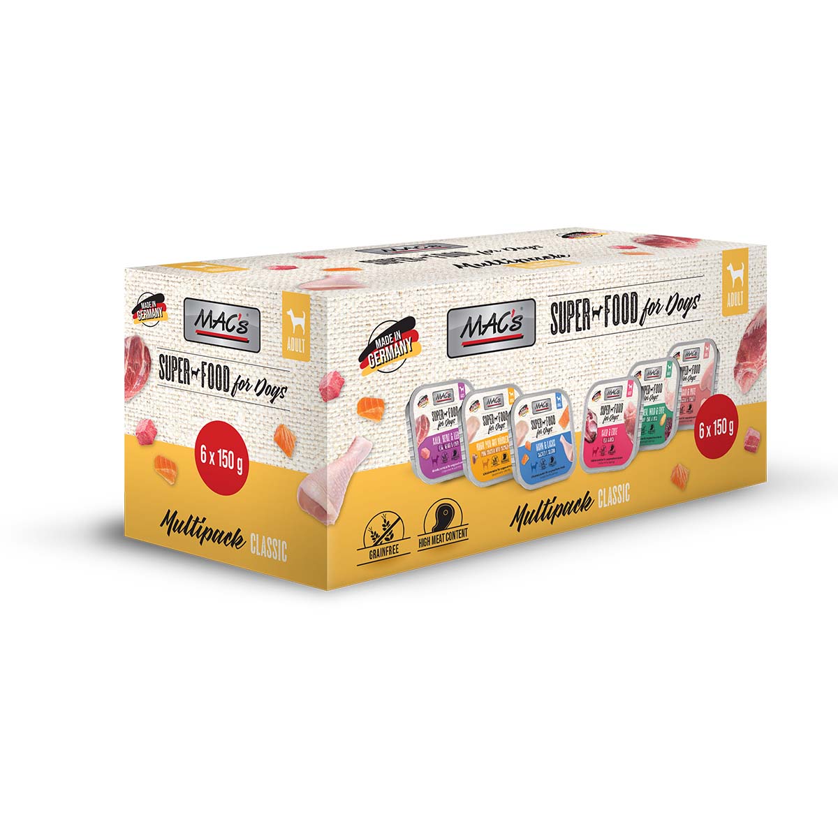 MAC's Dog Multipack Classic 6x150g