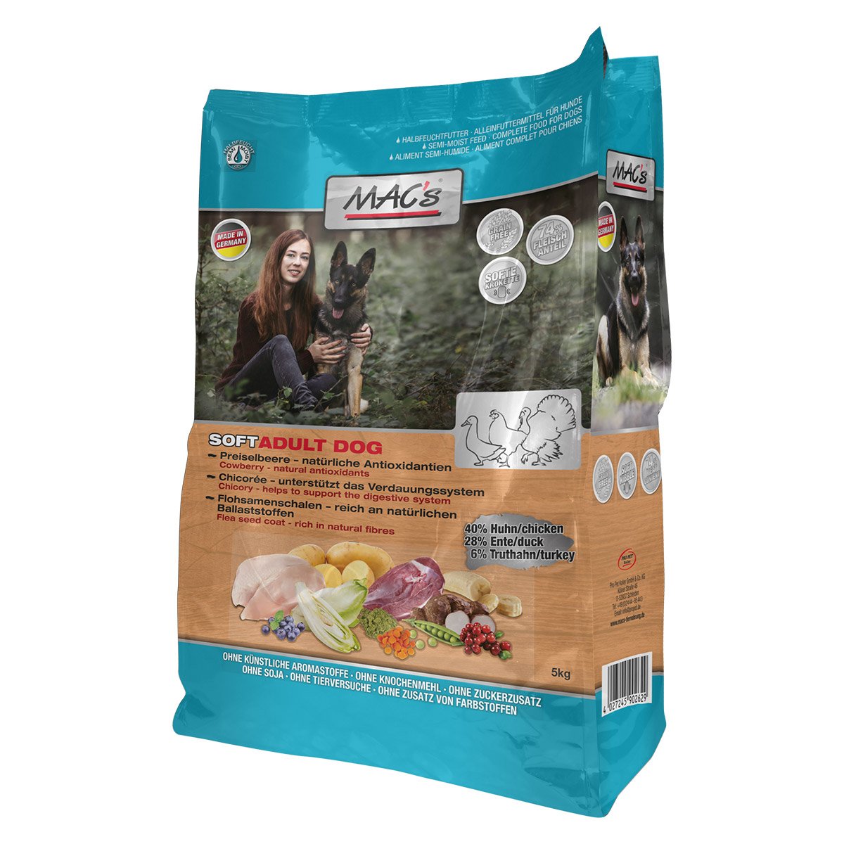 MAC's DOG Soft Grain Free, 1,5 kg 1,5 kg