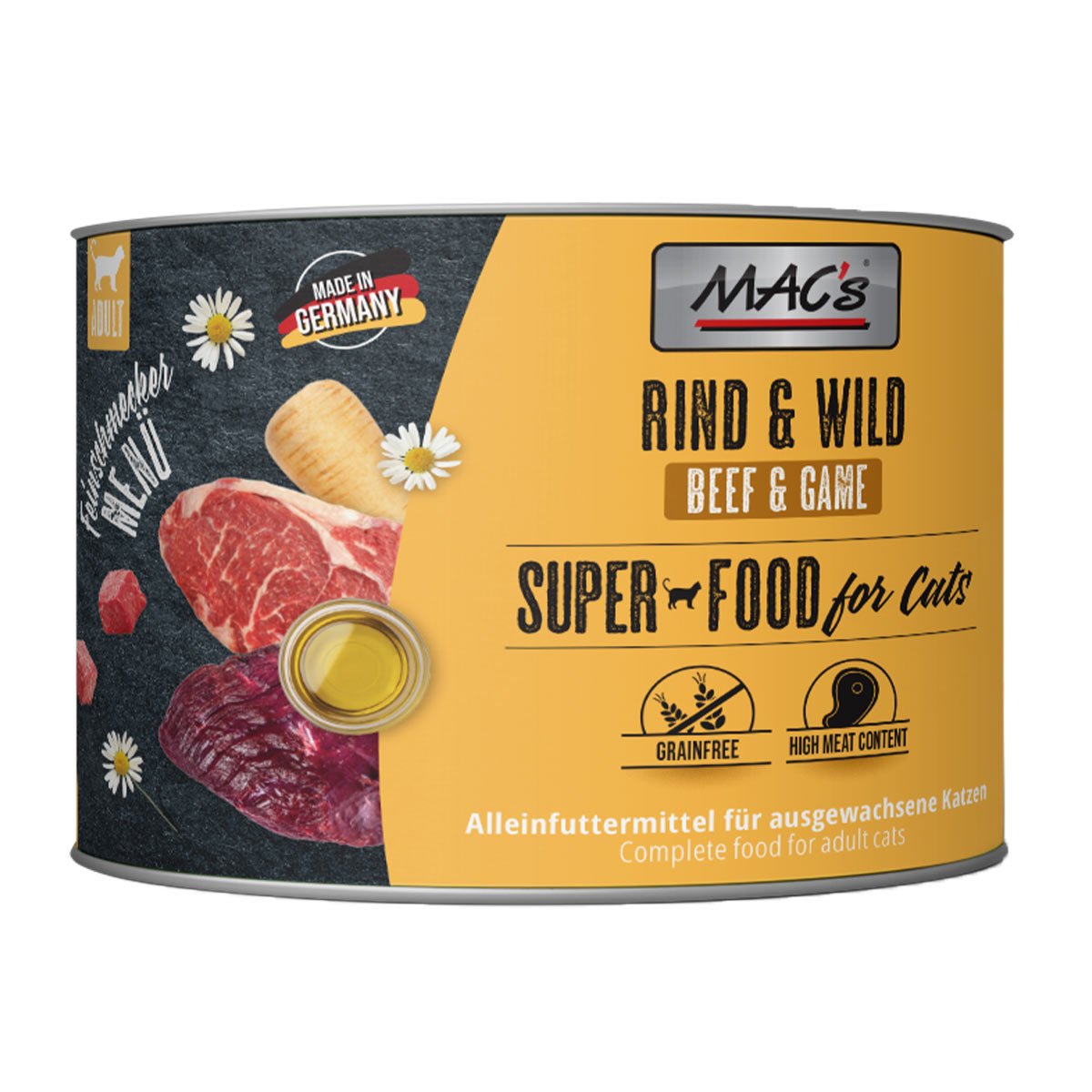 MAC's Cat Feinschmecker hovězí a zvěřina 6× 200 g