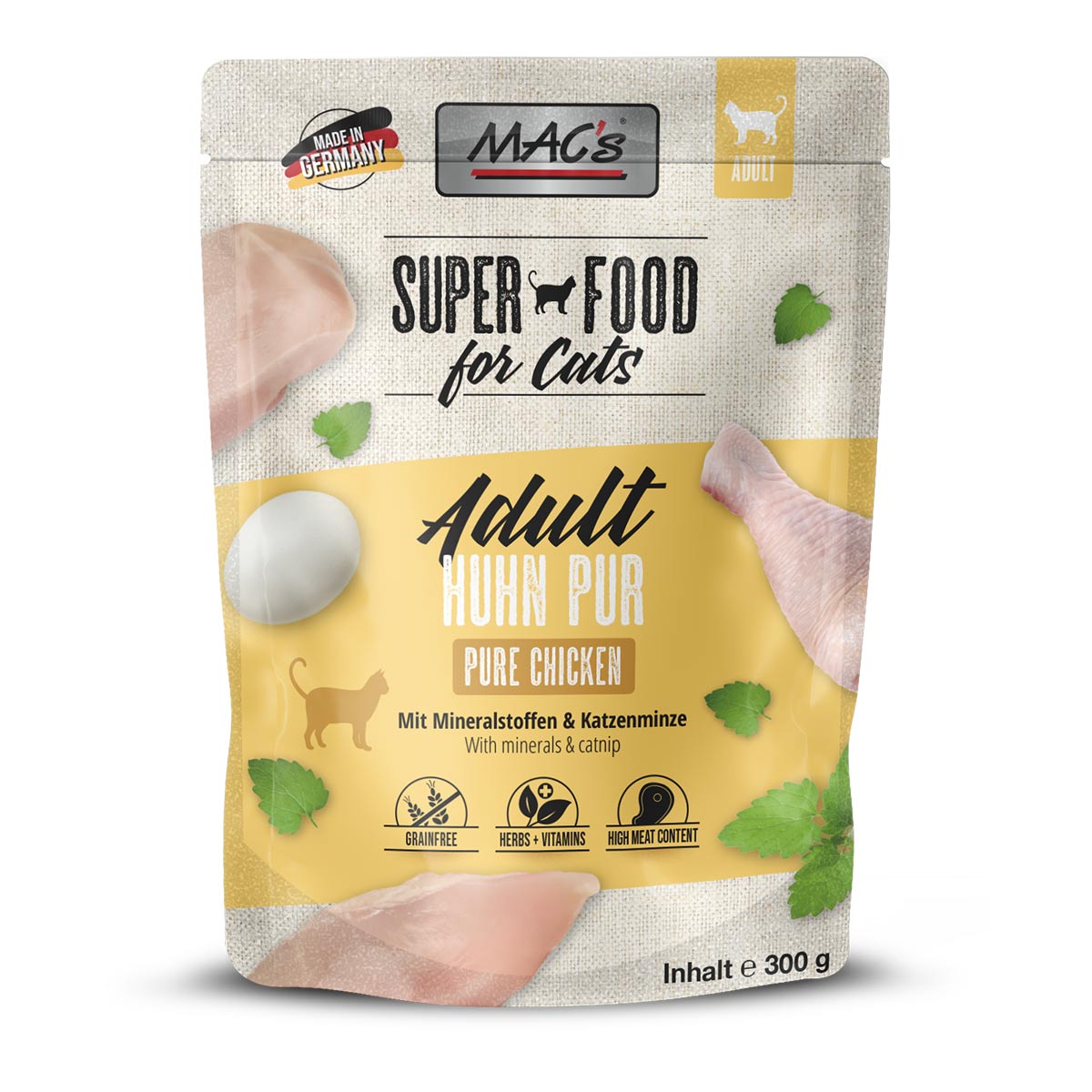 MAC's Cat Pouch kuře Pur 6 × 300 g