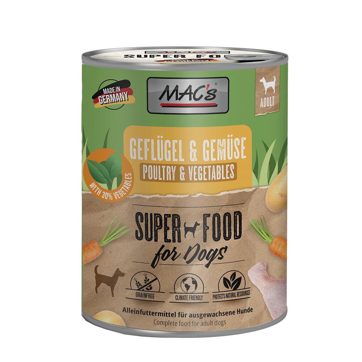 MAC's Dog drůbeží a zelenina 6 × 800 g