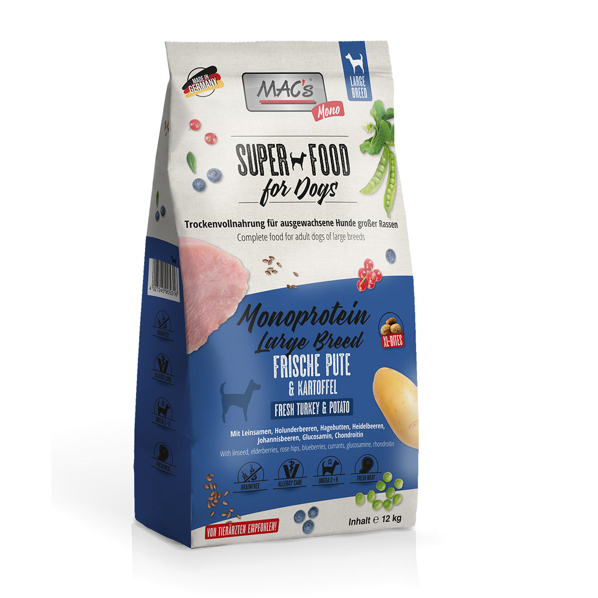 MAC's DOG Mono Large Breed 12 kg