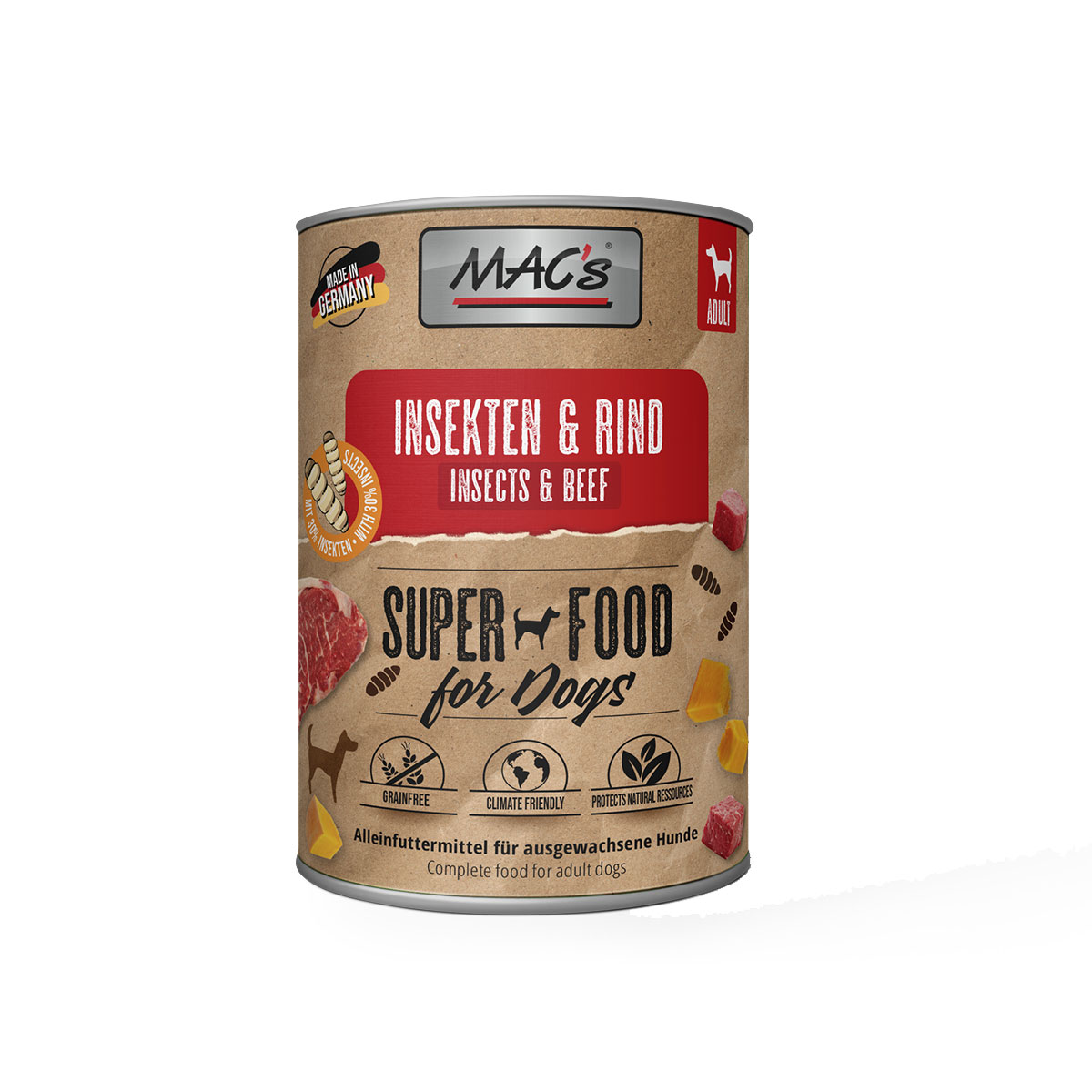 MAC's DOG Rind & Insekten 6x400g