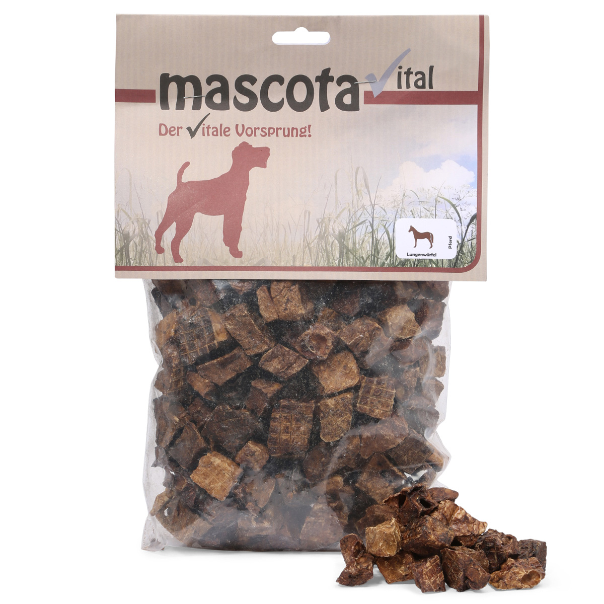 Levně Mascota vital kostky z koňských plic, 200 g