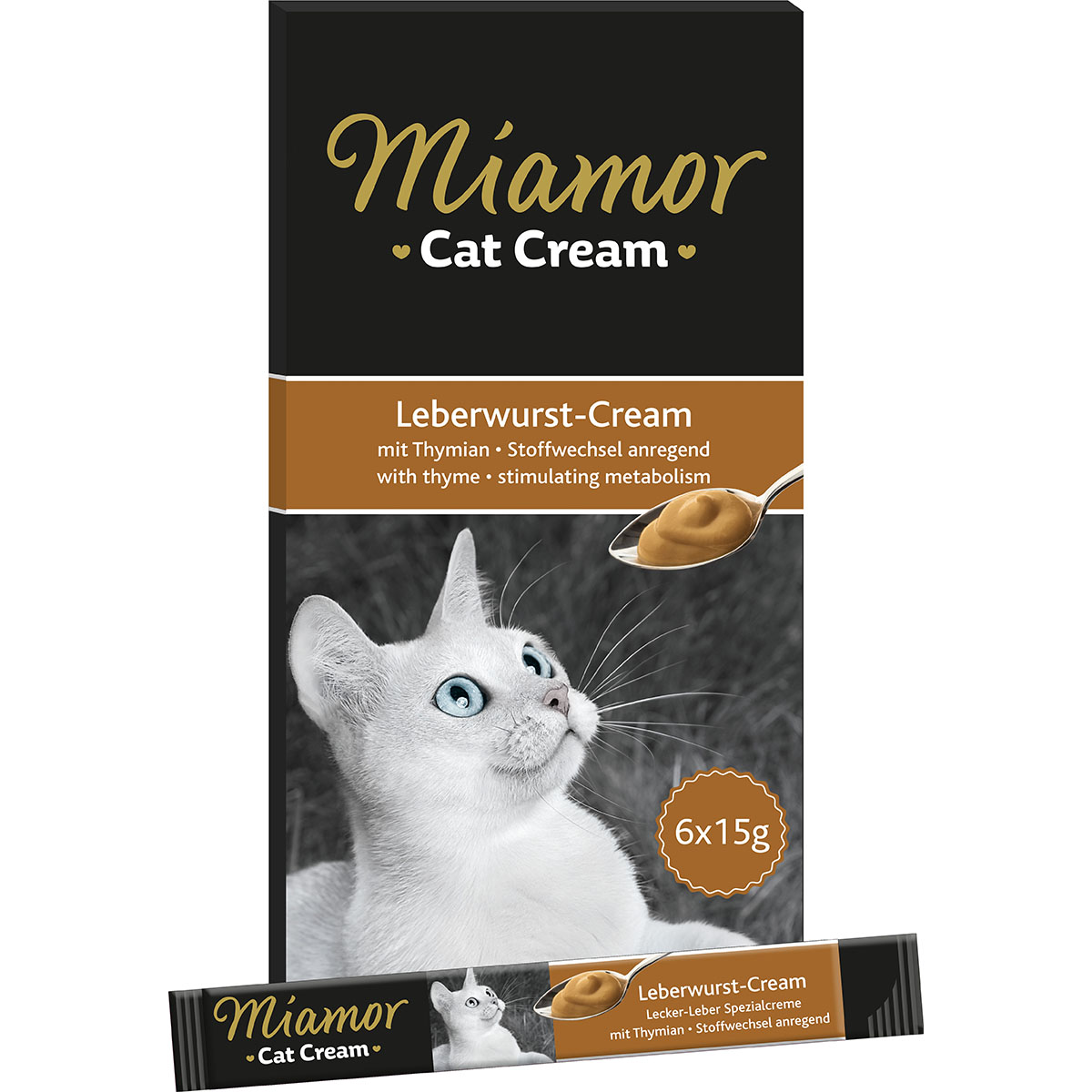 Miamor Cat Snack Cream jitrnice 6 × 15 g