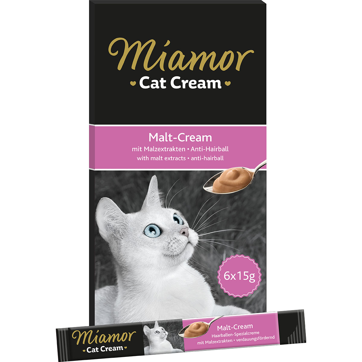 Miamor Cat Snack Cream Malt 6 × 15 g