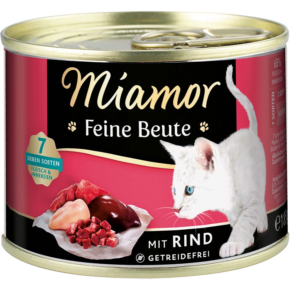 Miamor Feine Beute, Hovězí 24 × 185 g