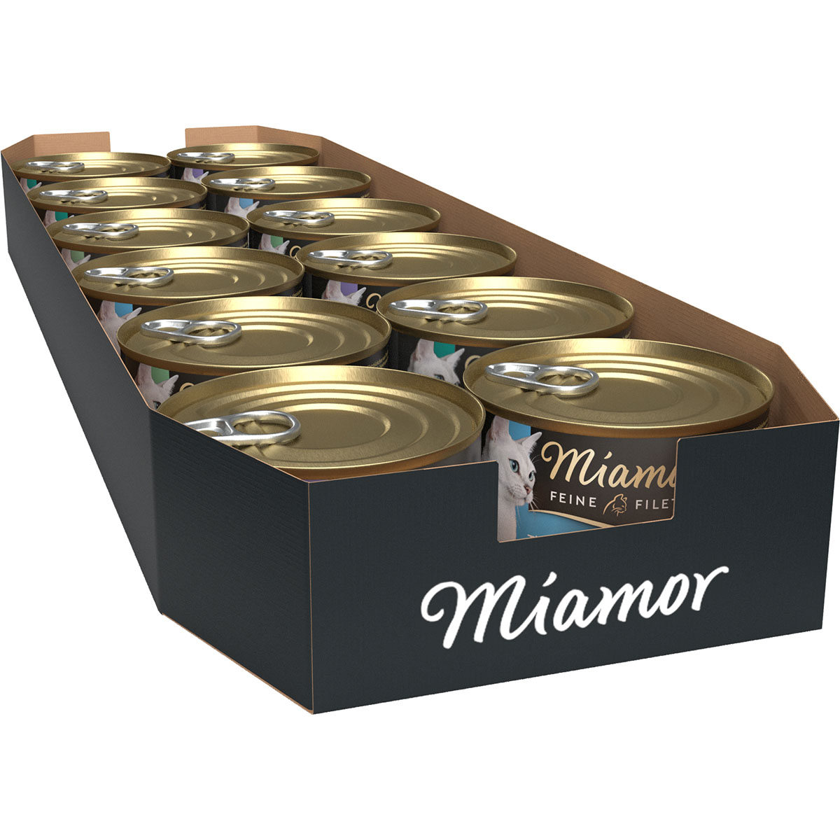 Miamor Feine Filets, kombinované balení, 48 × 185 g