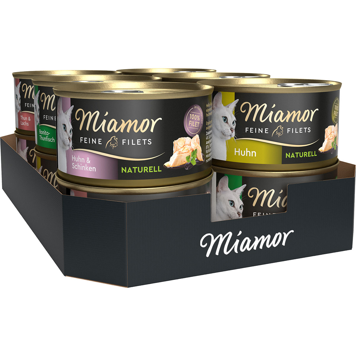 Miamor Feine Filets naturelle Mixtray 2 24x80g