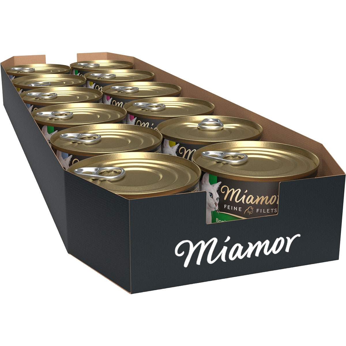 Miamor Feine Filets, variace chutí, 48× 156 g