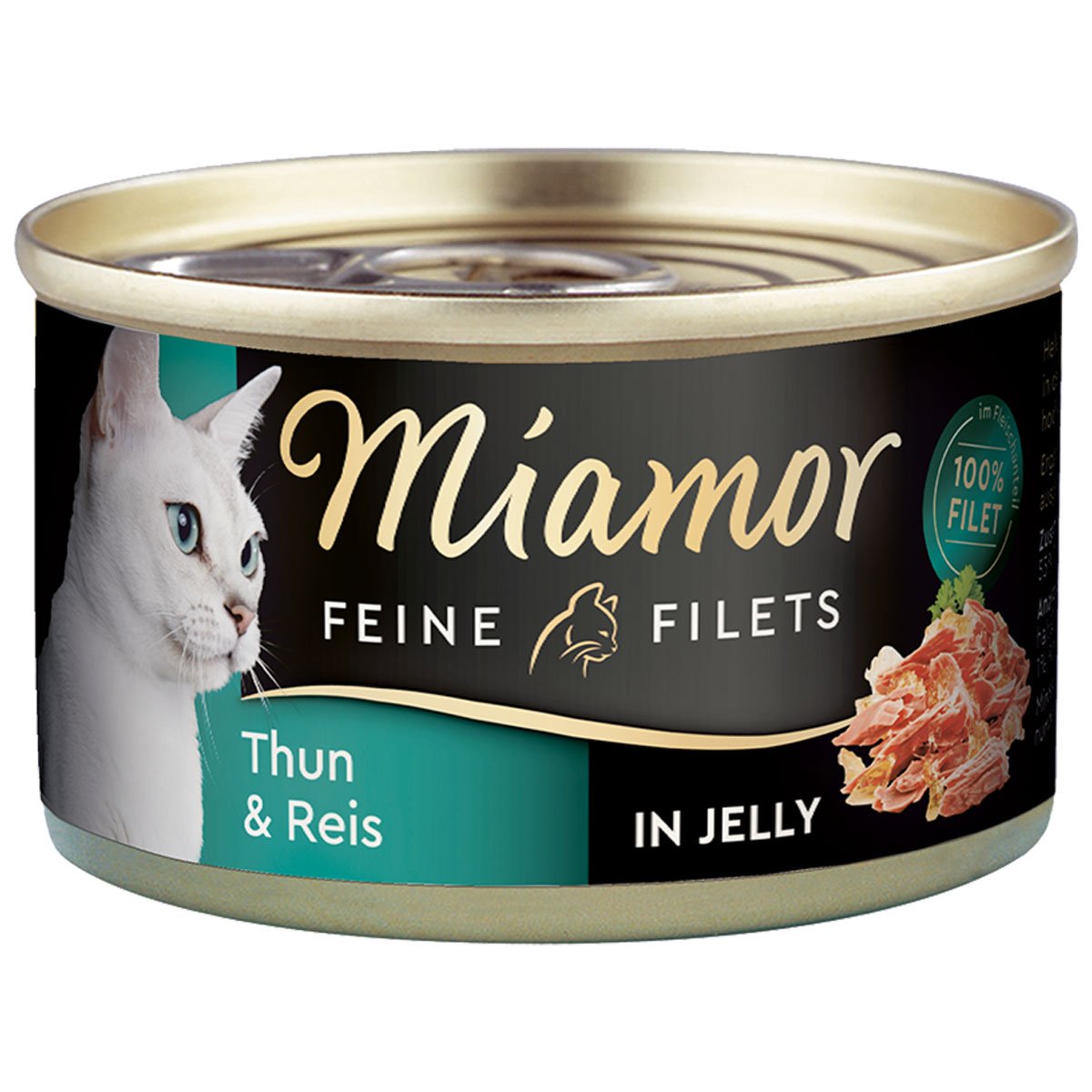 Miamor Feine Filets v želé s tuňákem a rýží 24× 100 g