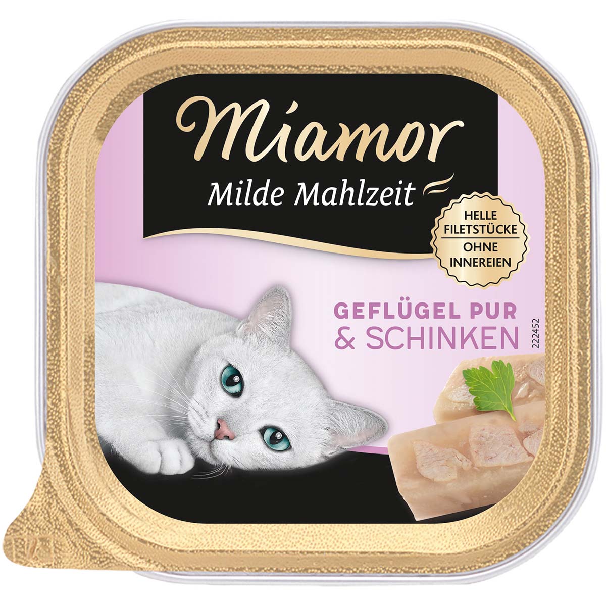 Miamor Milde Mahlzeit, čisté drůbeží a šunka 16 × 100 g