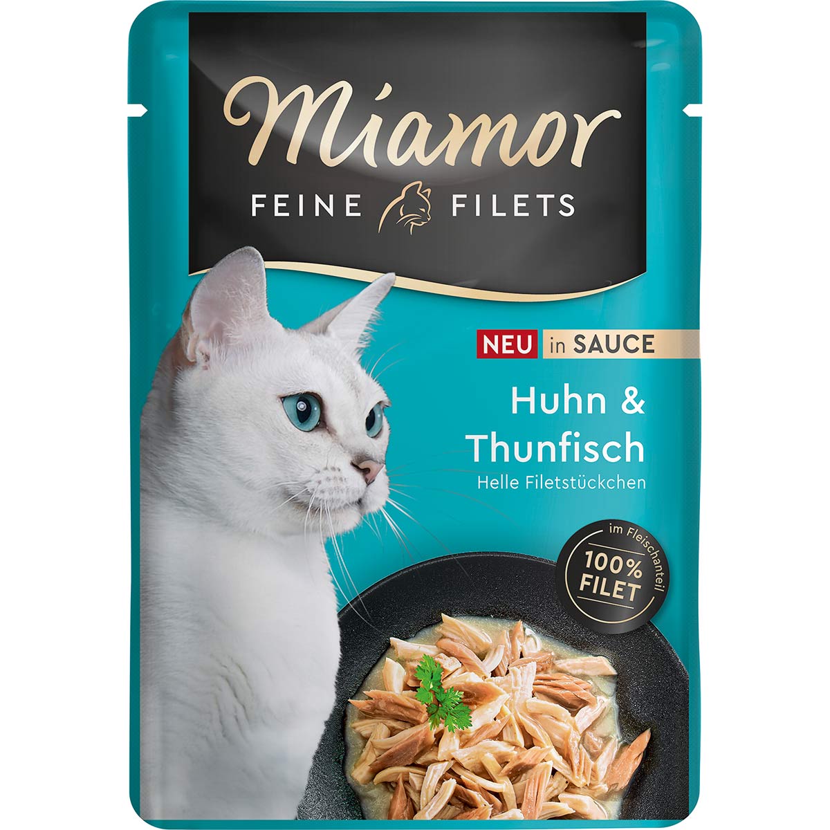 Miamor Feine Filets v omáčce s kuřecím masem a tuňákem 24× 100 g