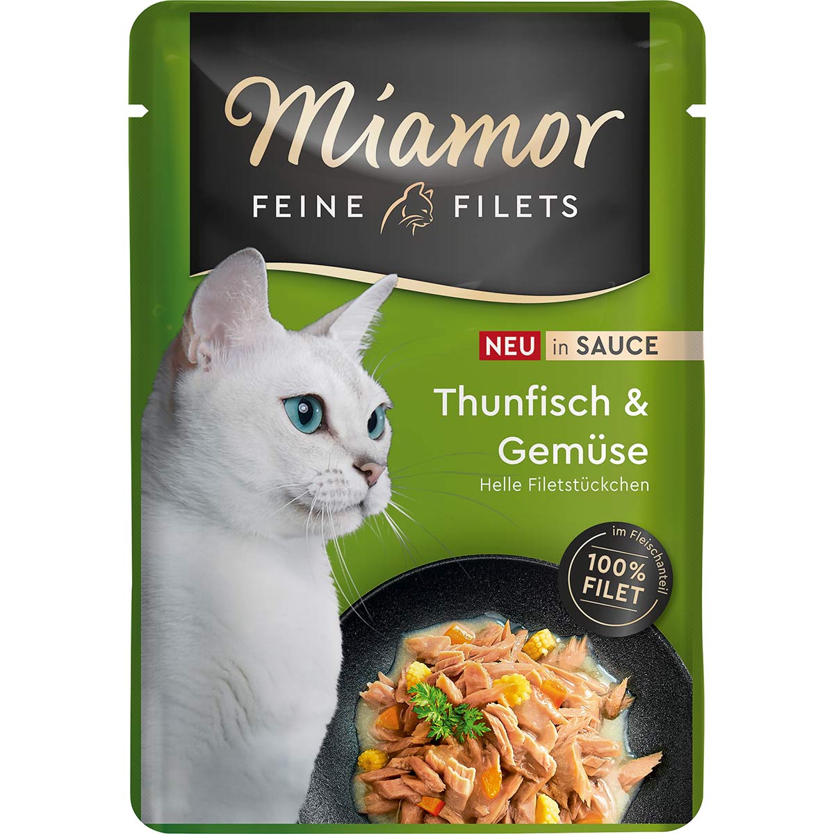 Miamor Feine Filets v omáčce s tuňákem a zeleninou 24× 100 g