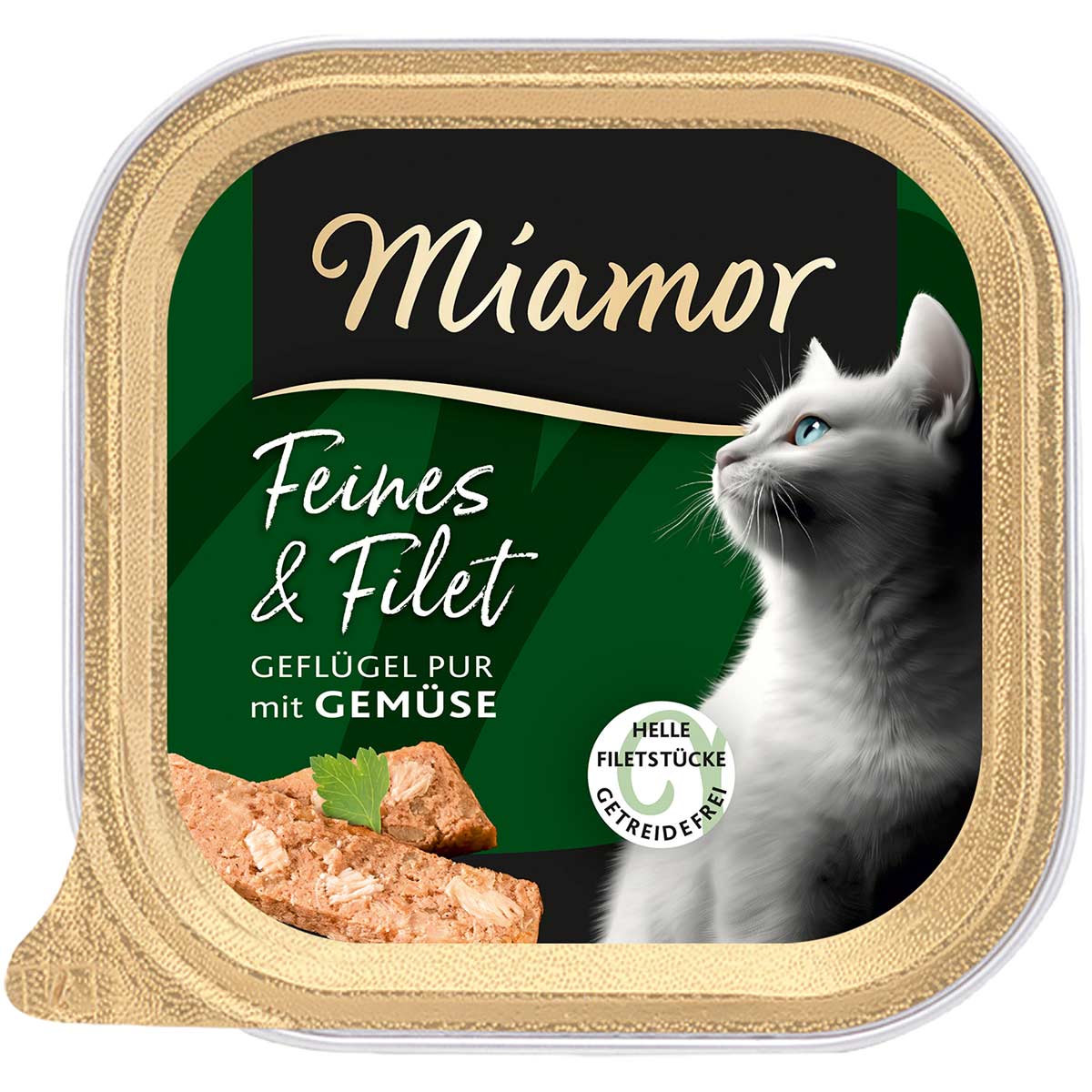 Miamor Feines & Filet Geflügel Pur mit Gemüse 16×100 g