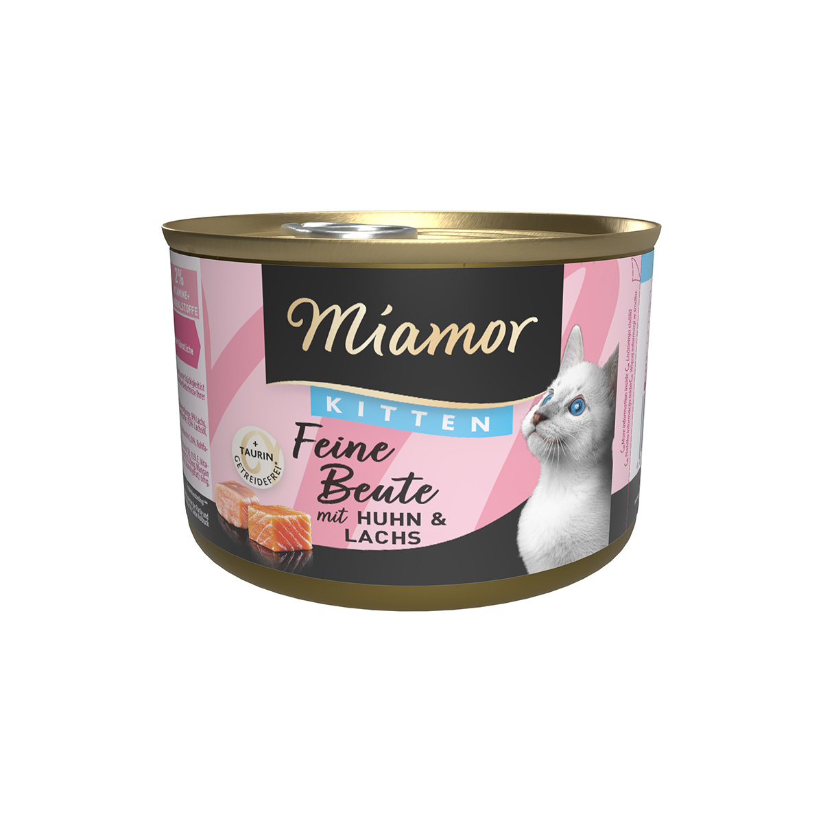 Miamor Feine Beute Kitten – Huhn & Lachs 12x 185g