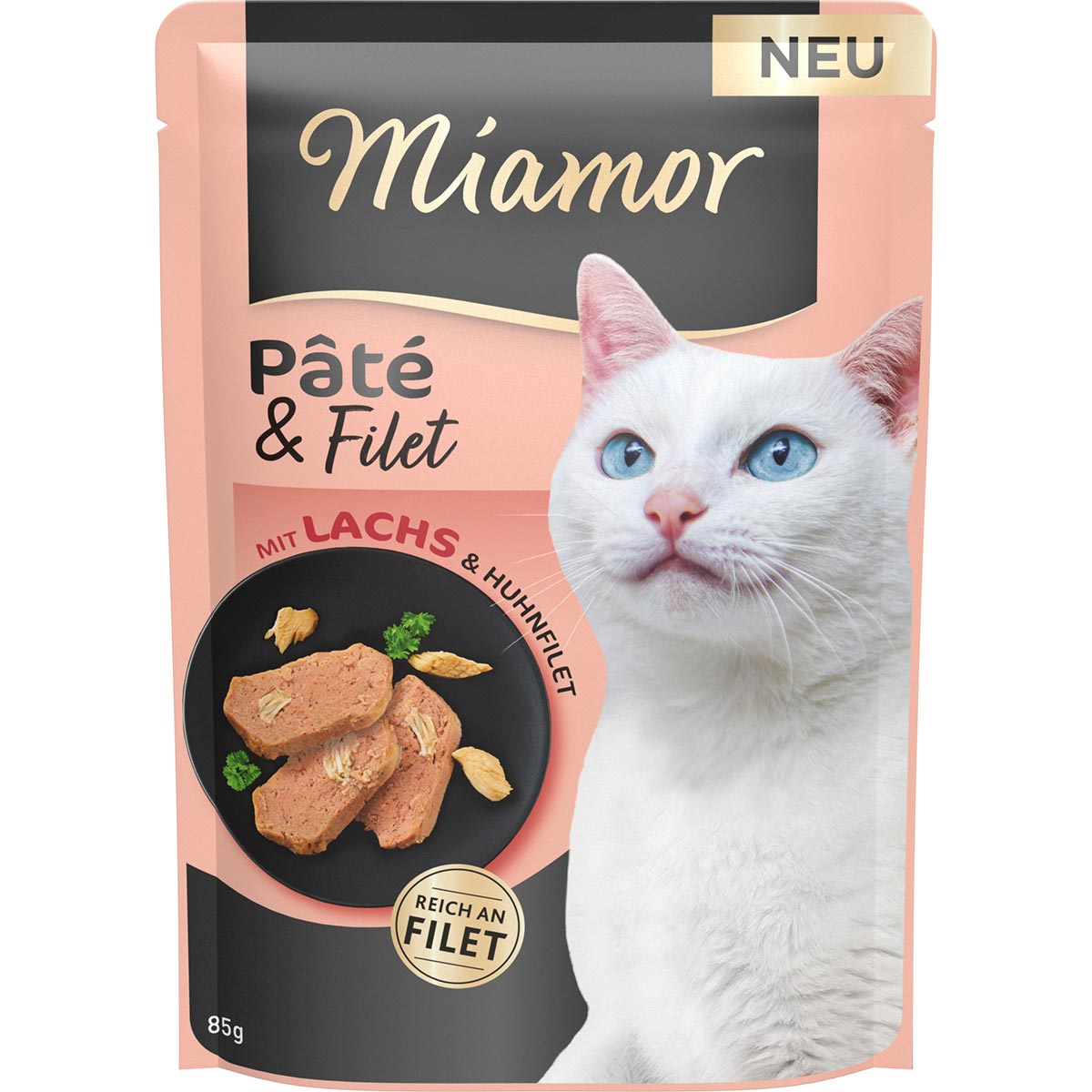 Miamor Pate &amp; Filet mit Lachs