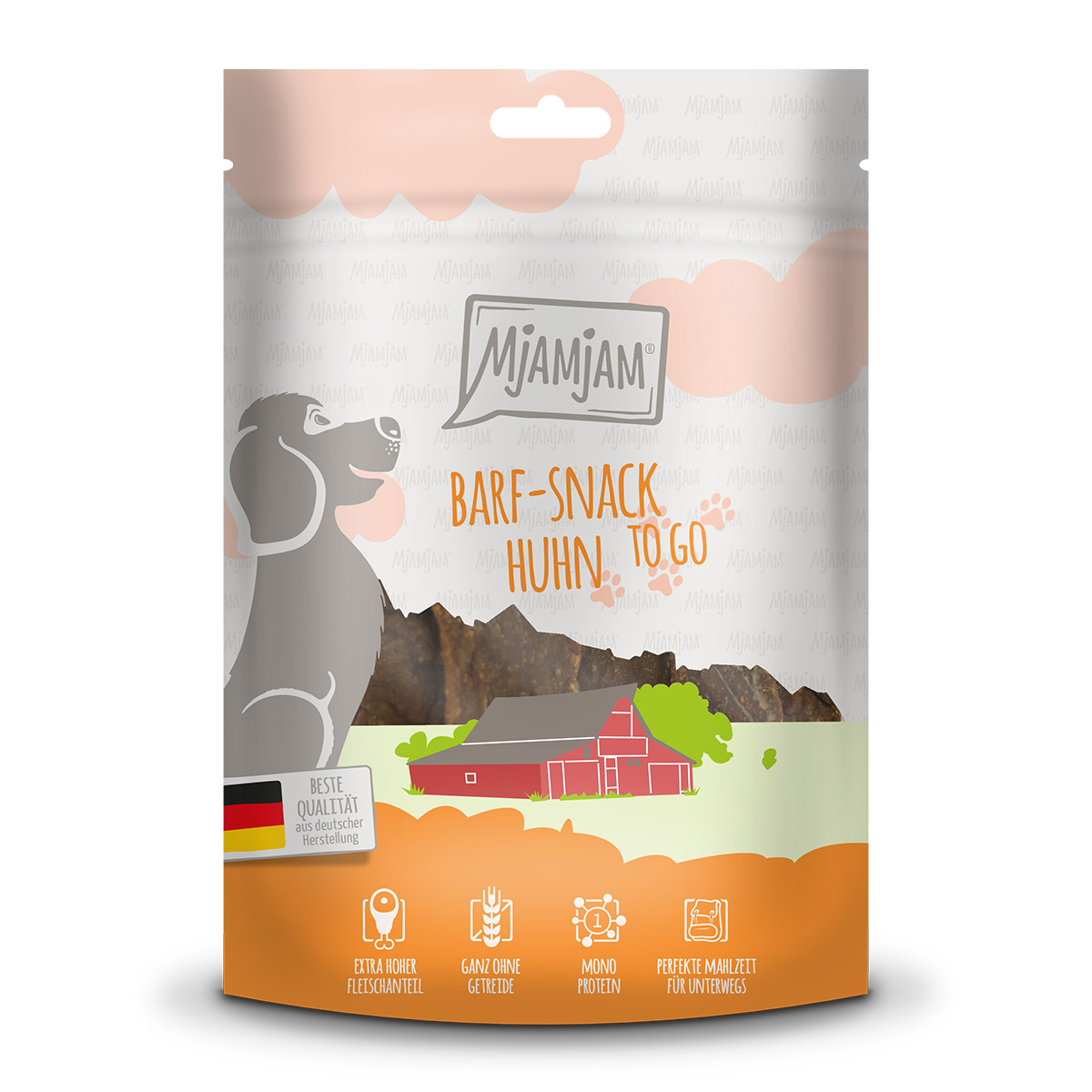 MjAMjAM BARF-Snack to Go kuře 125 g