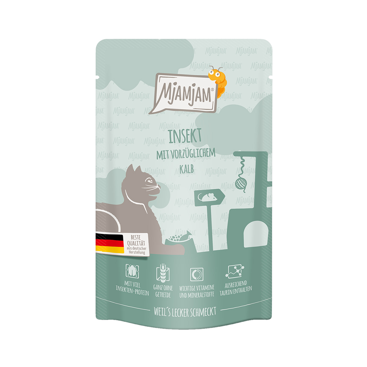 MjAMjAM -Quetschie- hmyz s výtečným telecím masem 48× 125 g