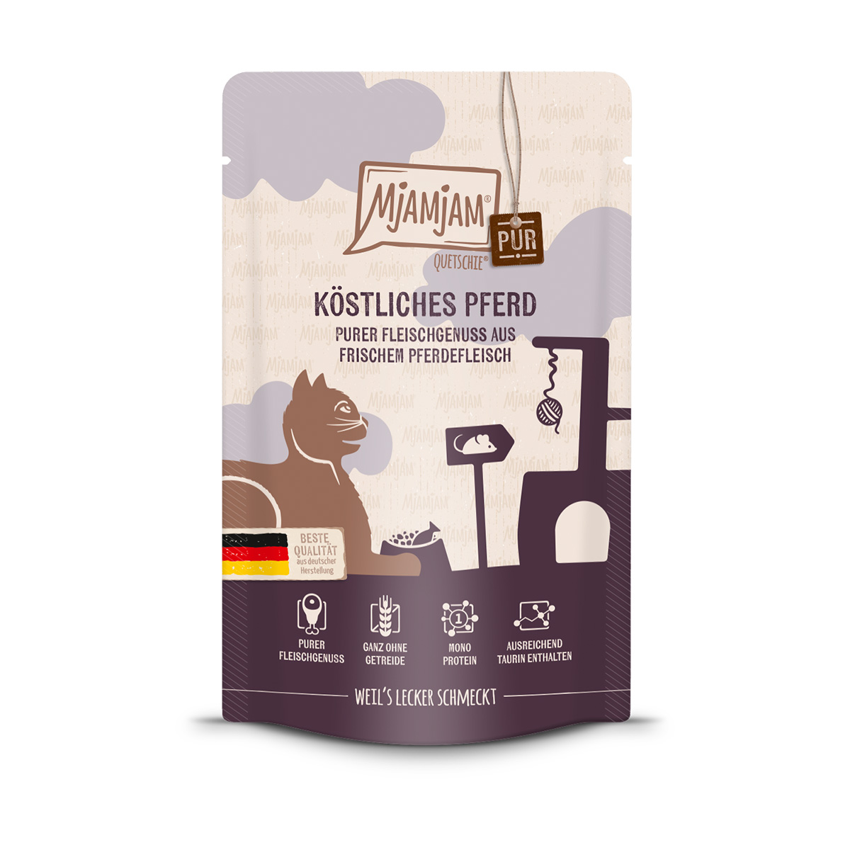 MjAMjAM – Quetschie – purer Fleischgenuss – köstliches Pferd pur 48x125g