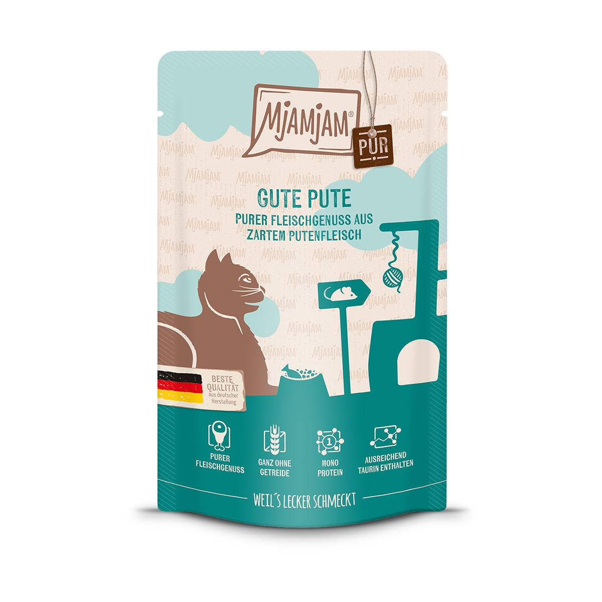 MjAMjAM Quetschie ryzí požitek z čistého skvělého krůtího masa 48x125g