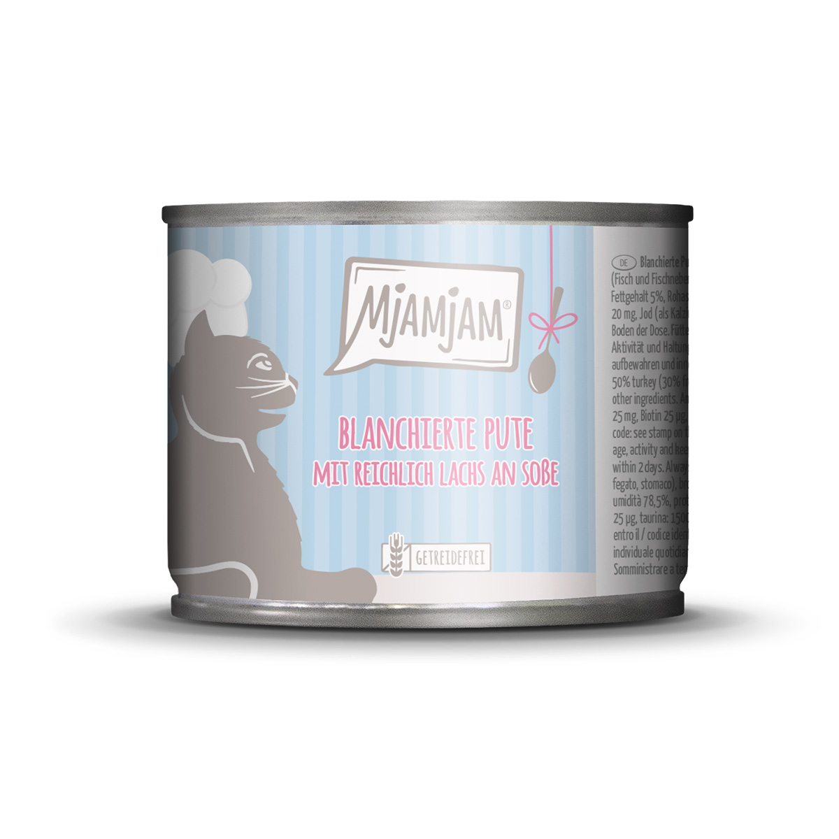 MjAMjAM blanšírované krůtí maso s lososem v omáčce 24 × 185 g
