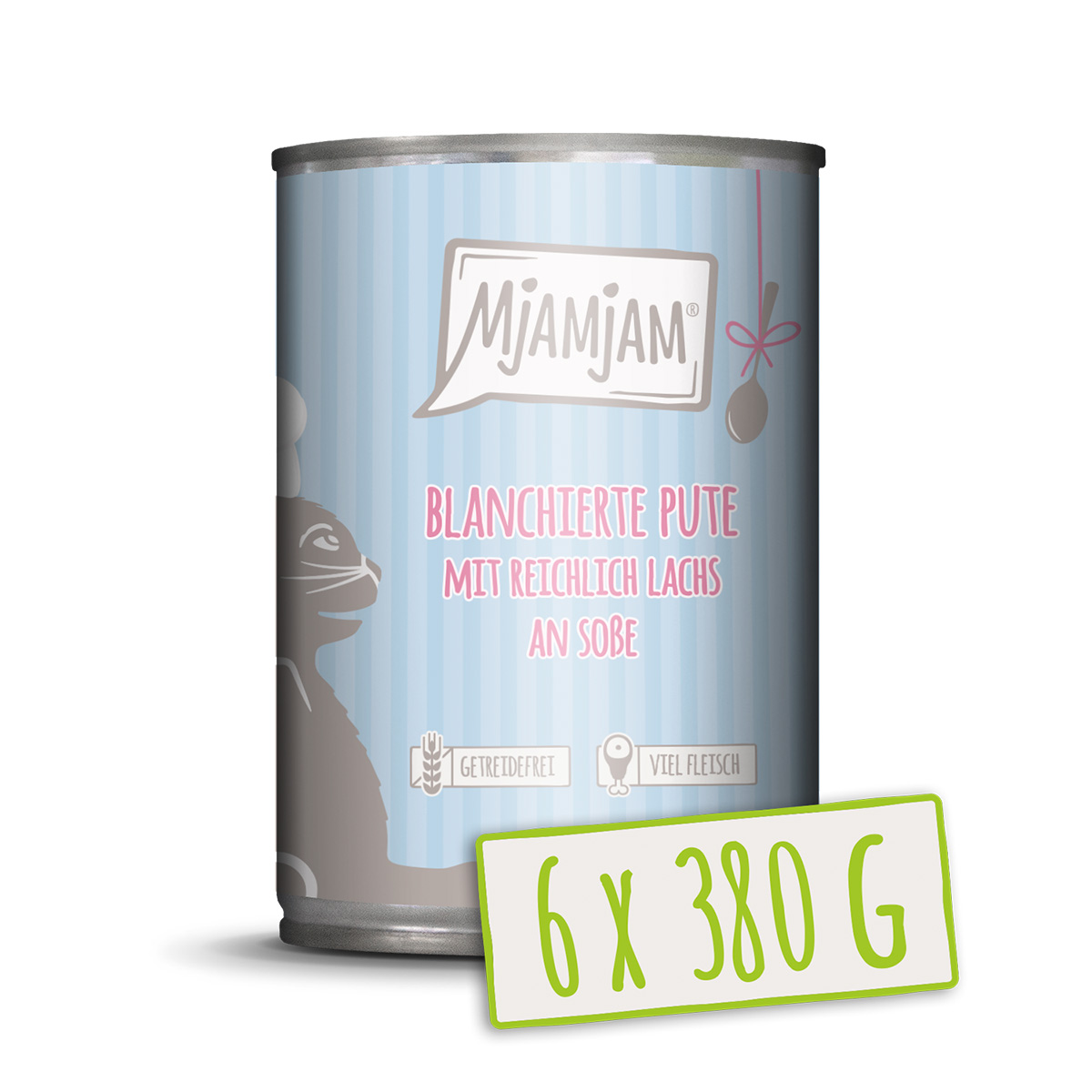 MjAMjAM blanšírované krůtí maso s lososem v omáčce. 6× 380 g