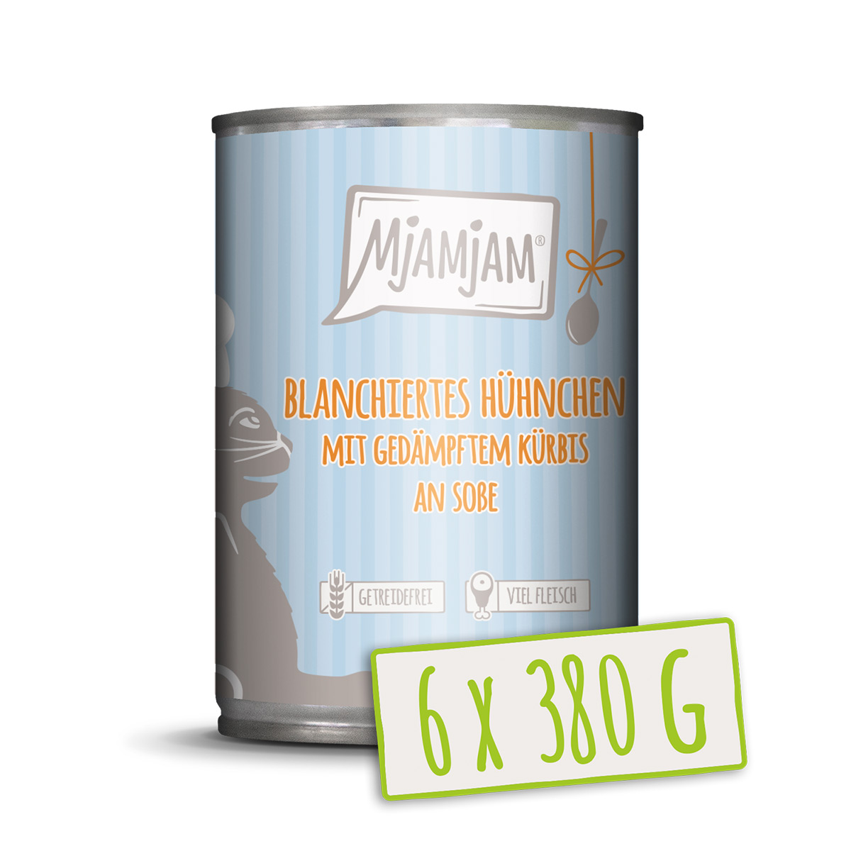 MjAMjAM blanšírované kuřecí maso s dýní v omáčce. 6× 380 g