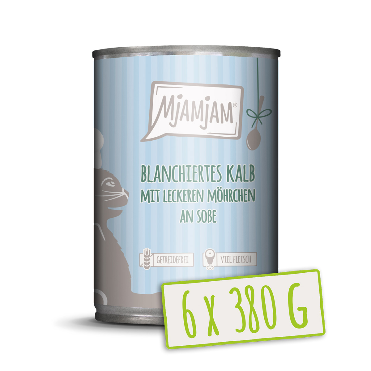 MjAMjAM blanšírované telecí maso s mrkví v omáčce. 6× 380 g